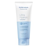 Увлажняющая гиалуроновая пенка Missha Super Aqua Ultra Hyalron Cleansing Foam 